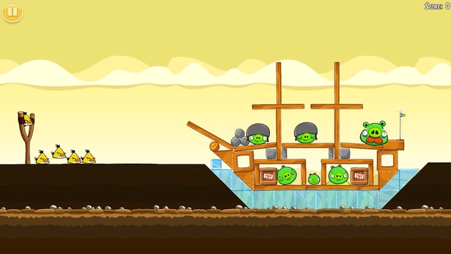 Nivel de Angry Birds