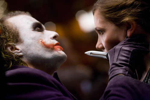 Heath Ledger como el Joker