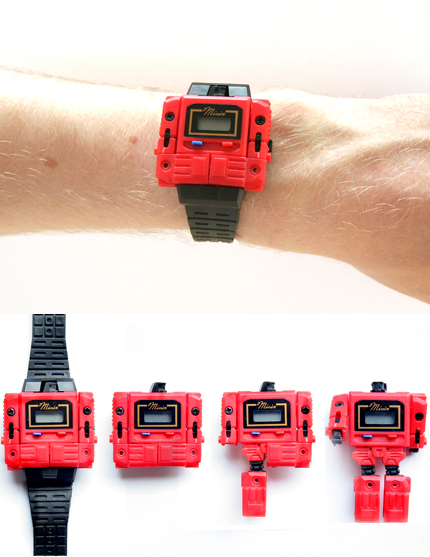 El reloj de transformers